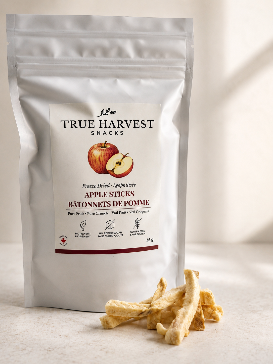 Freeze Dried Apple Sticks
